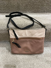 Load image into Gallery viewer, Kate Spade Bag-kw Tan and cream - wear on strap
