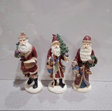 Load image into Gallery viewer, Vintage Cedar Creek Collection Santa Claus Figurines - hand painted. 6" tall
