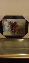 Load image into Gallery viewer, Wall art 3 d horses pic,  depending how you look at it
