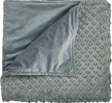 Load image into Gallery viewer, Hug Bud, Gray, Weighted blanket cover, zipper, Sm, Can be used by itself, weighs approx 3 lbs, Sensory, washable Blanket
