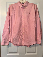 Load image into Gallery viewer, Ralph Lauren Boys pink Ralph Lauren classic fit polo, size 16 16
