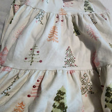 Load image into Gallery viewer, Sweet honey Cream colored christmas tree twirl dress 8
