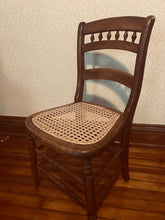 Load image into Gallery viewer, Antique chair New cane 18L x 18W x 34 H
