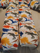 Load image into Gallery viewer, Okedokie New with tags super thick dinosaur snowsuit retails 80 12 Months
