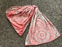 Load image into Gallery viewer, Vienna Springs 74 inch ring sling infant carrier Exclusive coral  Mandela ringsling infant carrier Carriers

