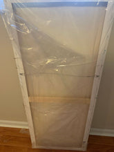 Load image into Gallery viewer, Lady beachgoer canvas pic new 19 wide by 48 inches tall canvas pic new in plastic beachgoer
