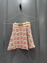 Load image into Gallery viewer, Matilda Jane Brown skirt with a green and brown pattern and polka dot pocket 4T
