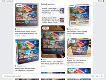 Load image into Gallery viewer, New In Box Buffalo 1000 Piece Puzzle NIB Night &amp; Day  LIFE IS A BEACH Puzzle
