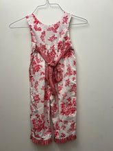 Load image into Gallery viewer, Kellys Kids Boutique Brand long all white and red floral pattern w/red bow 18 Months

