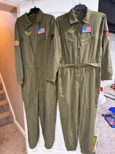 Load image into Gallery viewer, Fighter Pilot Costumes 1 is Large and 1 is XL Adult

