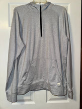 Load image into Gallery viewer, Vuori Mens light grey half zip hoodie by Vuori, size XL Men's - XL
