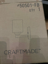 Load image into Gallery viewer, Black matte light Black matte light new in box clear hurricane glass
