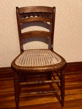 Load image into Gallery viewer, Antique chair New cane 18L x 18W x 34 H
