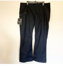Load image into Gallery viewer, Obermeyer Women's size 16 black ski pants, NWT Black, insulated, ski / snow pants. Tags attached. $149 msrp Women's 16
