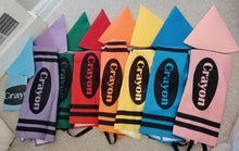 Load image into Gallery viewer, Crayon family, easiest family costumes! 8 various colored aprons and 8 hats, one size fits most
