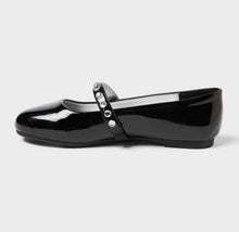 Load image into Gallery viewer, New Cat and Jack Black Dress Shoes NWT, Girls size 1 1 (Big Kid)
