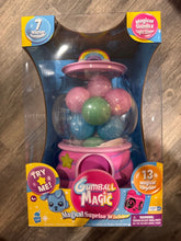 Load image into Gallery viewer, Gumball Magic Machine NIB - 7 gumball 13 surprises Brand new. Has Lights and sounds. Box 11.5-inHx7.5-inWx7.5D.
