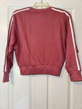 Load image into Gallery viewer, Adidas Girls dusty rose sweatshirt by Adidas, size M 10/12. NWT! 10
