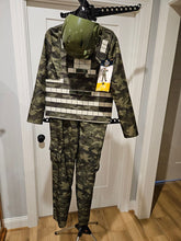 Load image into Gallery viewer, NWT kid soldier costume size 10/12 including flak jacket and helmet 10

