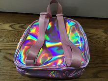 Load image into Gallery viewer, Ballerina Backpack/Dance Bag Retails $28 10 X 12 inch Pink Iridescent Ballerina Backpack
