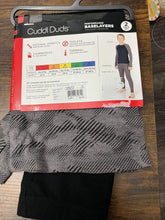 Load image into Gallery viewer, Cuddl Duds NWT Black/gray 2 pc set 4T
