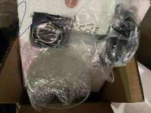 Load image into Gallery viewer, Black matte light Black matte light new in box clear hurricane glass
