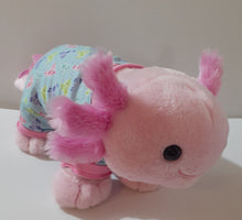 Load image into Gallery viewer, Build A Bear Pink Axolotl in PJ Sleeper Plush Toys
