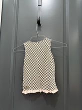 Load image into Gallery viewer, Matilda Jane - Serendipity line Grey and white gingham top with pink bow and blush ruffle 8
