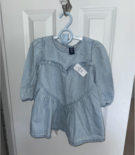Load image into Gallery viewer, Baby Gap, 18-24 m, Denim Dress Blue Denim, NWT 18 Months
