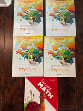 Load image into Gallery viewer, My view literacy and math workbooks 1st grade work books - 5 total unused new Workbook
