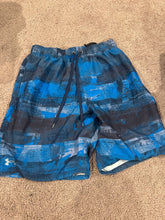 Load image into Gallery viewer, Under armor Blue swim trunks Men's - L
