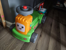 Load image into Gallery viewer, fisher price fisher price ride on tractor n cart works sounds  no shapes Ride-On Toy
