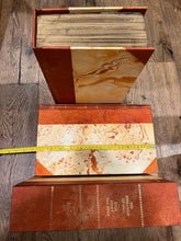 Load image into Gallery viewer, Set of 12 heavy beautiful custom books Fake looking books retail boutique expensive 12.5x3x7.5
