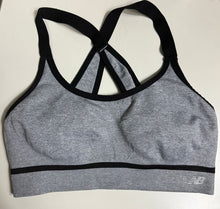 Load image into Gallery viewer, New Balance Grey Sports Bra Size M Women's - M
