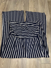 Load image into Gallery viewer, Vibe Strapless one piece fit, navy and white, comfortable, new Women's - XXXL
