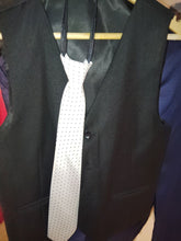 Load image into Gallery viewer, Kids world USA Heavy quality jacket  comes w/ vest And black and white zip toe around the neck EUC worn once 12
