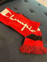 Load image into Gallery viewer, Champion NWT red white black scarf No team logo but perfect for U of L Scarf
