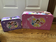 Load image into Gallery viewer, Disney Set of 2 Cardboard Storage Cases Disney Princess Characters Storage Cases
