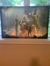 Load image into Gallery viewer, Wall art pre loved Some scratches that are barely noticeable canvas 3ft by 2 ft
