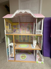 Load image into Gallery viewer, Kidkraft Kaylee Wooden Dollhouse- gently loved. Dollhouse Only
