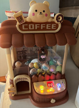 Load image into Gallery viewer, Large Claw Machine, Mini Vending Machine, Music, Lights, Play coins missing but works w/quarters
