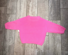 Load image into Gallery viewer, Sweet Wink, 12-18 Months Pink Love Embroidered Sweater, NWT 12 Months
