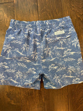 Load image into Gallery viewer, Fair Harbor - Bayberry Swim Trunk Youth Medium Color is Blue Island Hopper Tag removed inside but confirmed size 7
