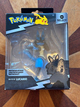 Load image into Gallery viewer, Pokémon Lucario figure - NIB Select 6 inch articulated Jazwares Series 2 Figures and Animals
