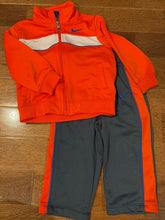 Load image into Gallery viewer, Nike Jogger set 2 piece Orange &amp; Grey  18 Months
