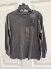 Load image into Gallery viewer, NWT polo charcoal long sleeve Hunter green emblem 3T
