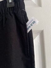 Load image into Gallery viewer, Old Navy NWT linen blend wide leg high rise pants NWT linen blend wide leg high rise pants pockets Black Women's 6
