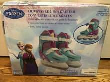 Load image into Gallery viewer, FROZEN Convertible Roller/Ice Skates Ages 3-6 FROZEN Adjustable Convertible Roller/Ice Skates
