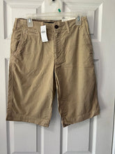 Load image into Gallery viewer, American Eagle next level flex khaki shorts, NWT Size 30, longer length, SMR, original $44.95 30
