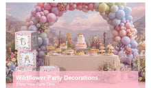 Load image into Gallery viewer, Flower Floral Baby Shower Decorations NWT 66pcs colorful balloons &amp; boxes NEW
